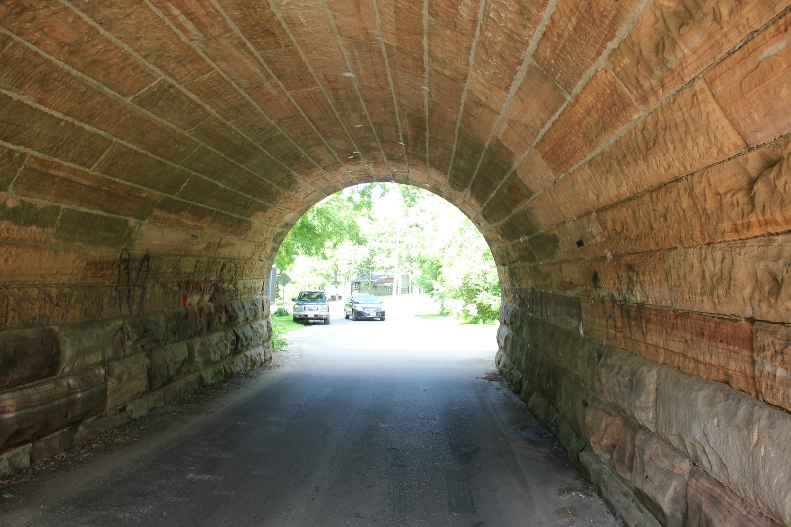 Inside arch